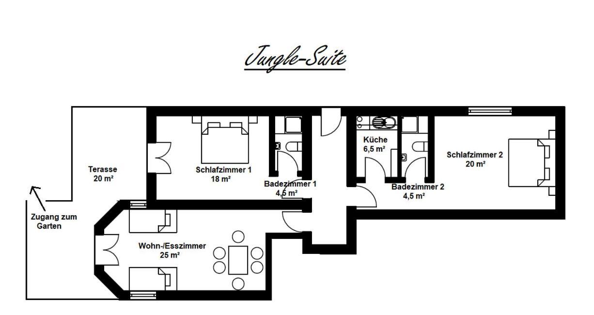 Rosenschloesschen Apartman Landkern Kültér fotó